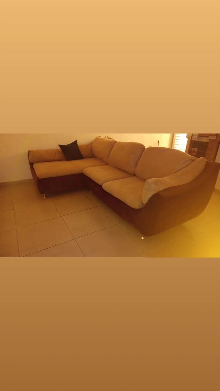 Sofá de canto reformado
